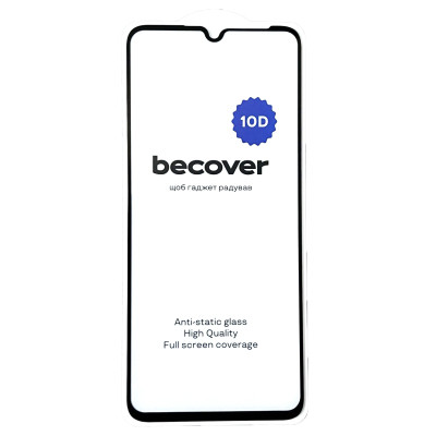 Стекло защитное BeCover Honor X7a 10D Black (711334) Винница - изображение 3