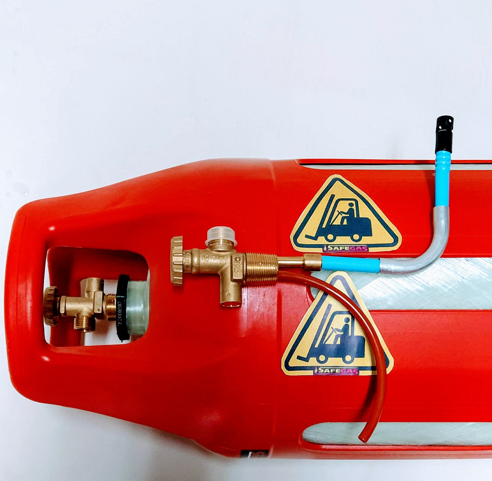 Газовий композитний балон 24 літра для авто навантажувачів із запобіжним клапаном CАVAGNA Італія. Київ - фото 4