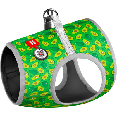 Шлея для собак WAUDOG Clothes з QR паспортом "Авокадо" XS3 (2950) Вінниця - фото 1