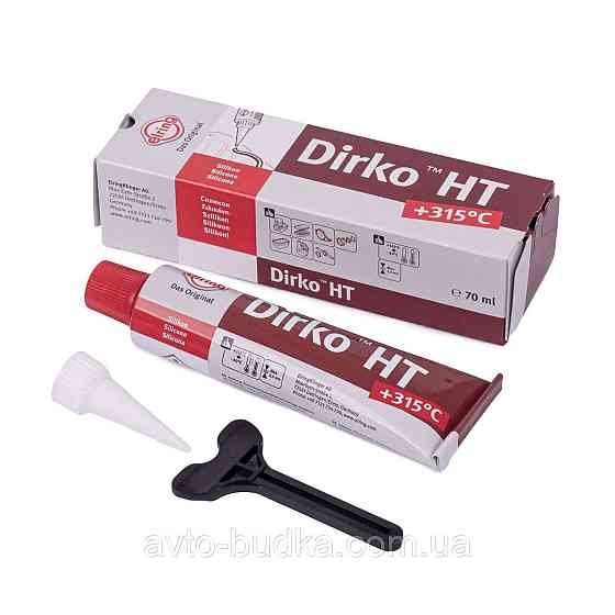 Термостійкий герметик ELRING DIRKO HT +315 (червоний) 70 мл 705.708 Київ
