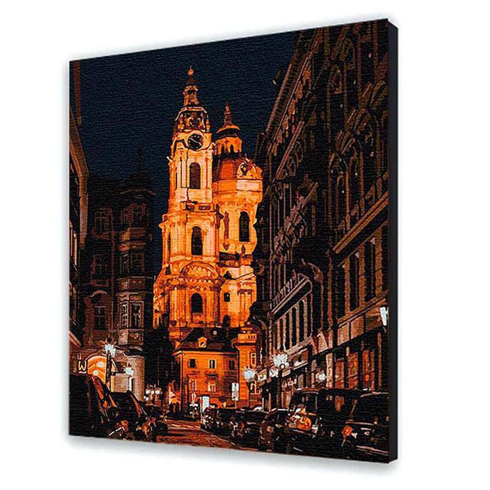Картина за номерами "Нічна Прага" розмір 40 х 50 см, код 11215 Одеса - фото 1