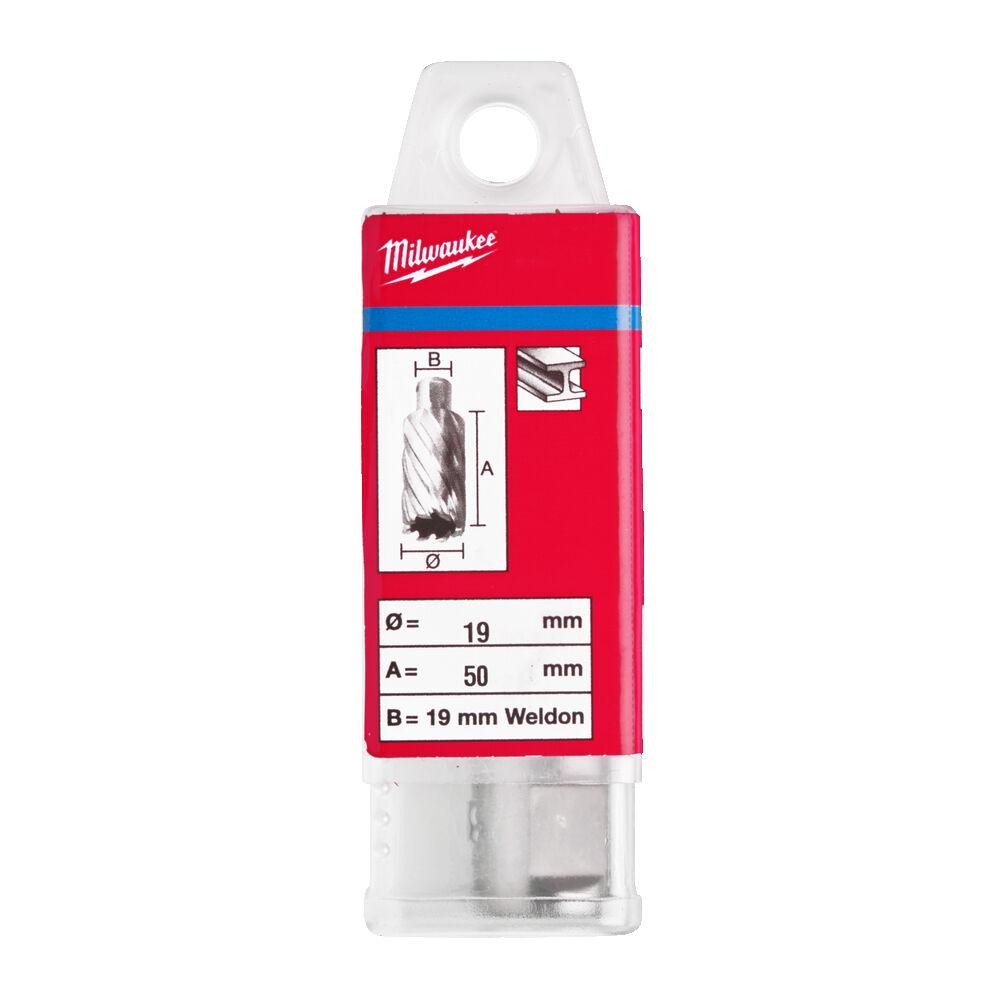 Кільцева фреза по металу MILWAUKEE HSS (WELDON), O19x50мм Одеса - фото 2