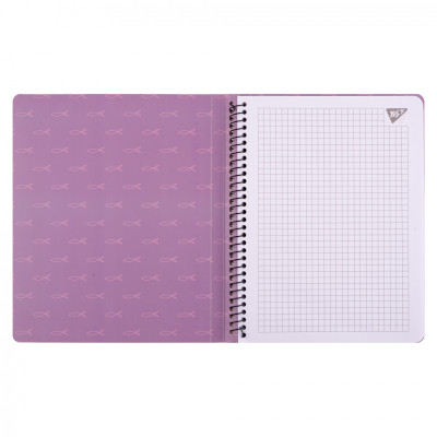 Блокнот Yes А5 50 арк cпіраль Hey Helly клітинка (151858) Вінниця - фото 2