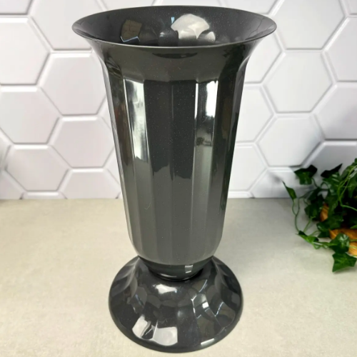 Вазон Флора з підставкою 38см граніт Алеана Житомир - фото 2