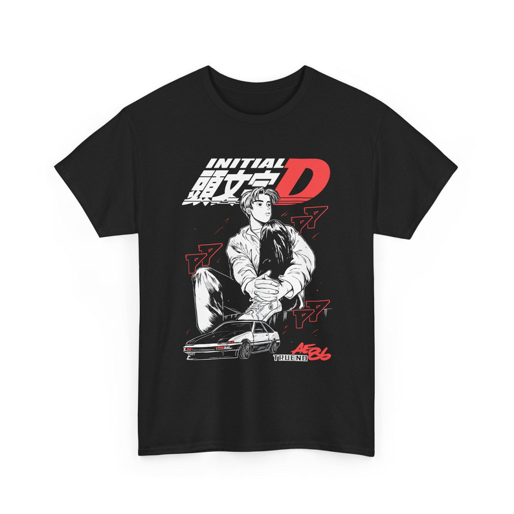 Футболка для мальчика аниме Інитиал Д Ітсуки Фудживара оверсайз (рост от 165 до 180 ) Черний AnimeJ0038m Днепр - изображение 7