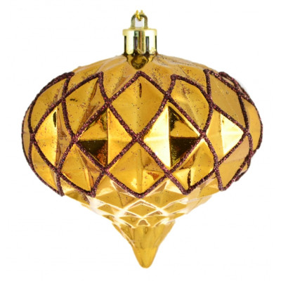 Новорічна композиція Novogod`ko Іграшка Yes Fun новорічна quotКуля в ромбахquot d-8 см (972928) Вінниця - фото 1