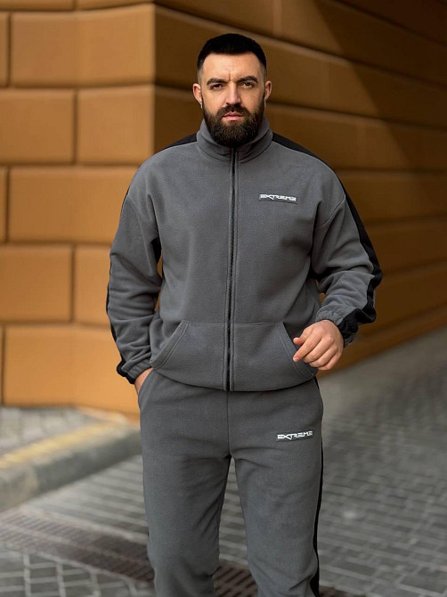 Мужской костюм на змейке L-XL, графіт Одеса - фото 4