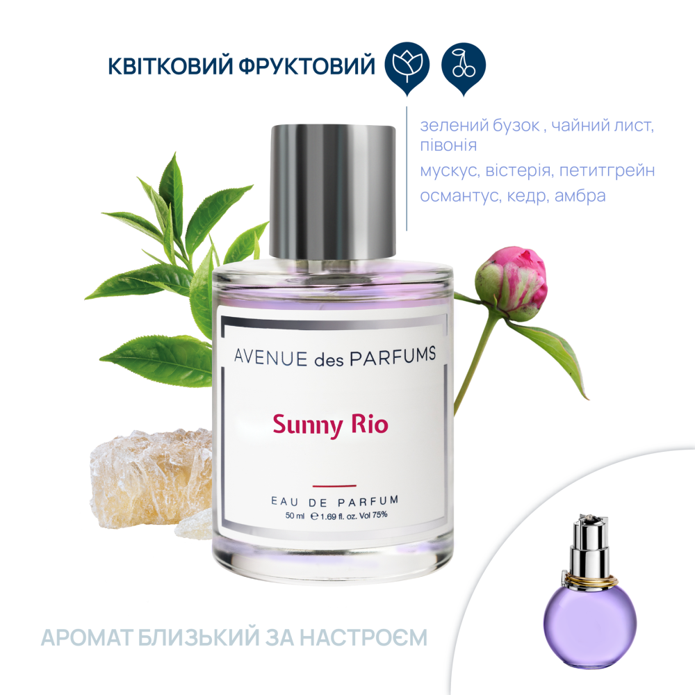 Парфюмерная вода Sunny Rio Avenue des Parfums 50 мл Киев - изображение 6
