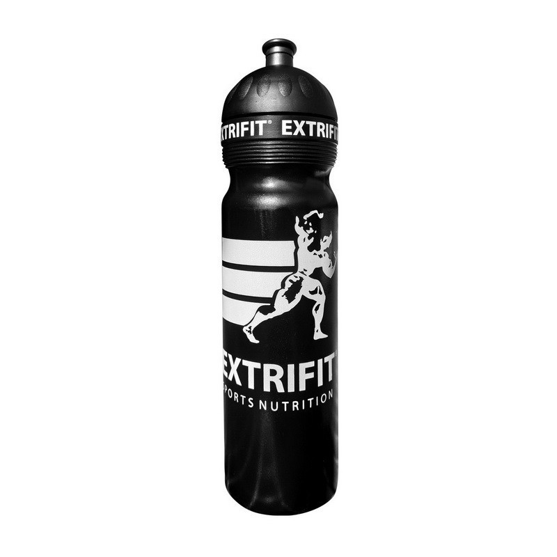 Бутылка для воды Extrifit Bottle Short Nozzle 1000 ml (Black) Луцк - изображение 1