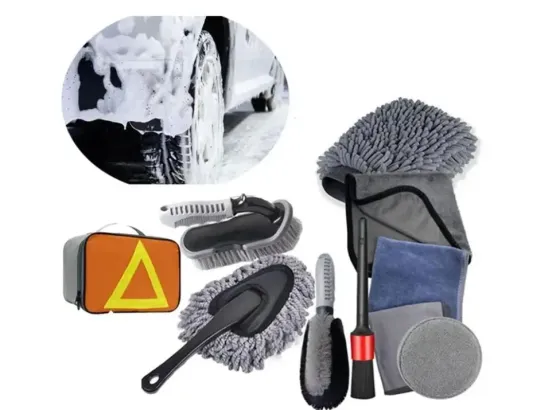 Набор для мойки и детейлинга автомобиля Flex Drive, 9 в 1 Коломия