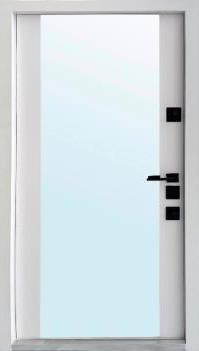 Двері квартирні, QDoors, модель Босфор АК, комплектація Авангард, замок MOTTURA дуб табак біла емаль/дзеркало Київ - фото 2