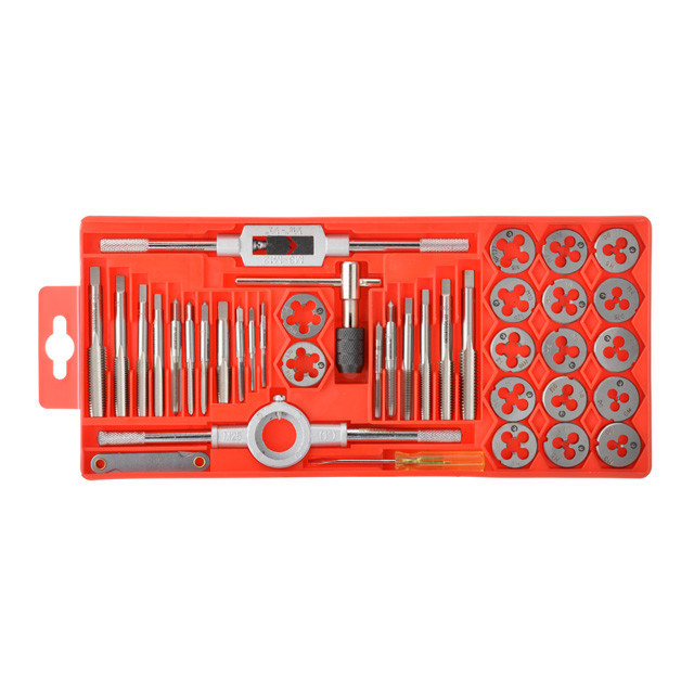 Набор плашек и метчиков M3-M12, 40 ед. INTERTOOL SD-8040 Киев - изображение 6