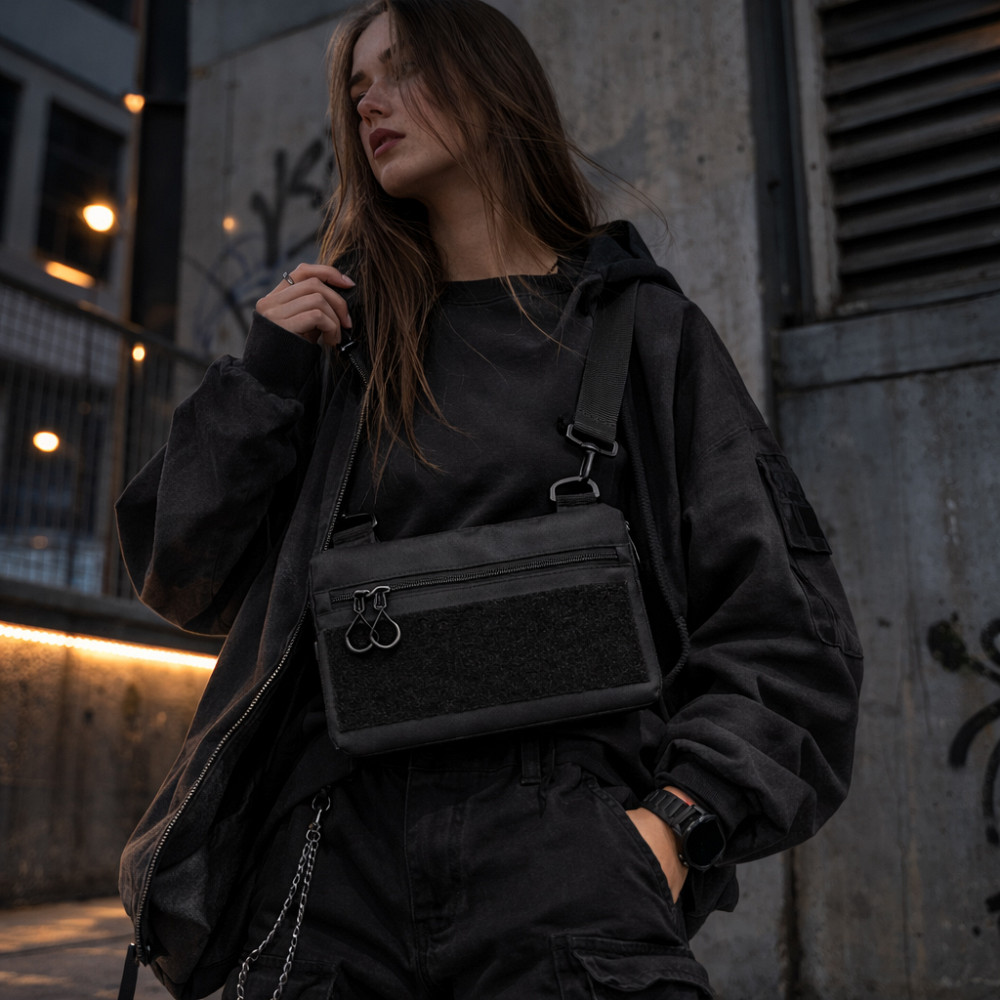 Мужская тактическая армейская сумка через плечо, Мужская тактическая сумка барсетка через плечо FU-91 Львов - изображение 17