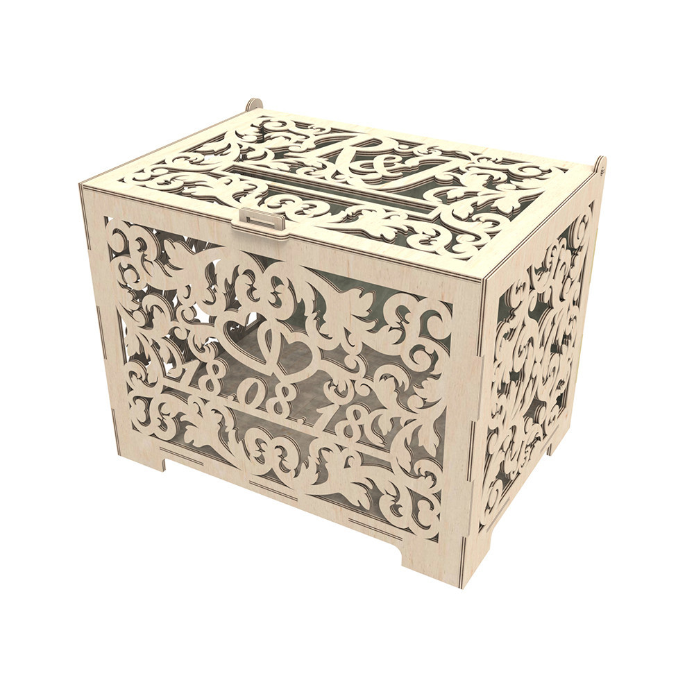 Сундук для конвертов, Свадебная казна 288х208х227мм Киев - изображение 1
