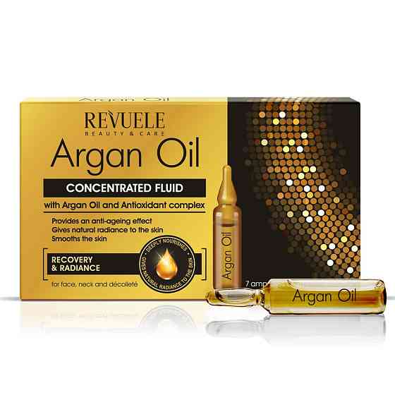 Концентрированный флюид с аргановым маслом и антиоксидантным комплексом Ampoules Revuele 7х2 мл Винница
