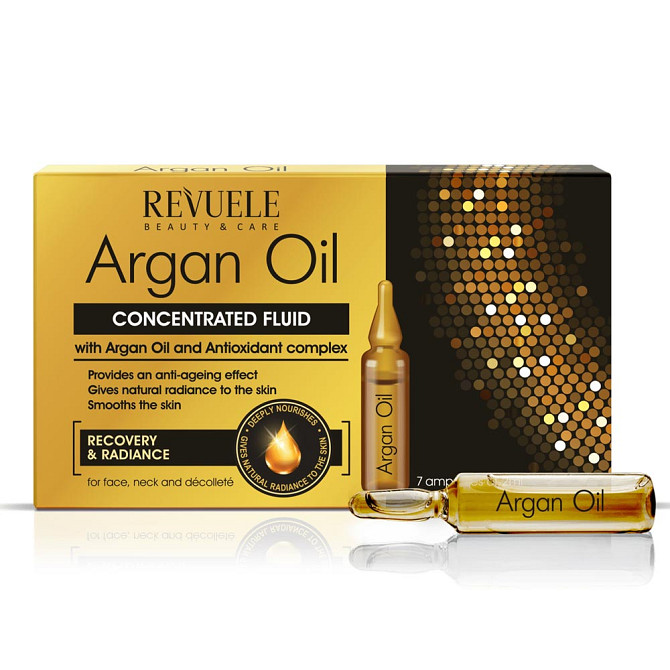 Концентрированный флюид с аргановым маслом и антиоксидантным комплексом Ampoules Revuele 7х2 мл Винница - изображение 1