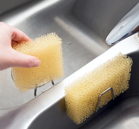 Набор из 2-х держателей для кухонной губки и мелочей металические Винница - изображение 2