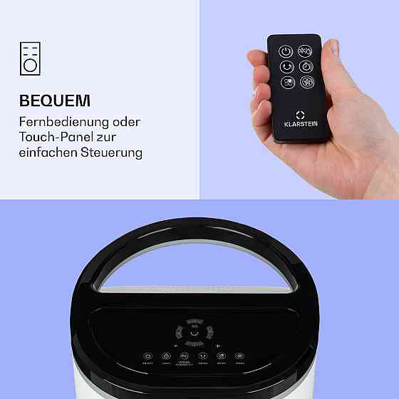 IceWind Plus Smart 4-в-1 Охолоджувач повітря Вентилятор Зволожувач Повітроочисник App Control Білий Рівне