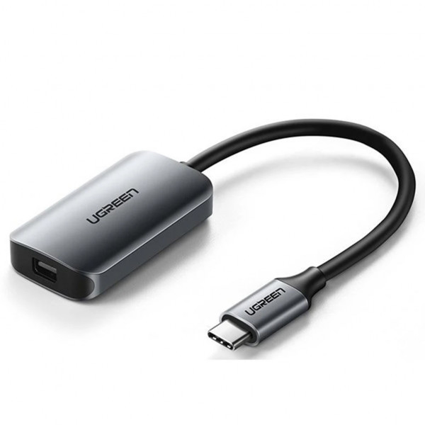Перехідник USB 2.0 Type-C --> Mini DP 4K@60Hz 10 См CM236 UGREEN Сірий (60351) Київ - фото 1