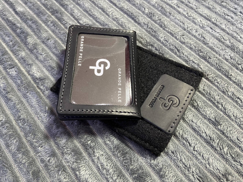 Обкладинка з натуральної шкіри для ID-паспорта та автодокументів Grande Pelle Київ - фото 8