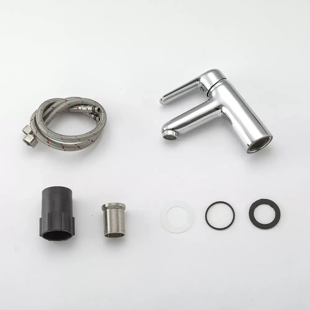 Змішувач для умивальника Frap F1017 хром Київ - фото 6