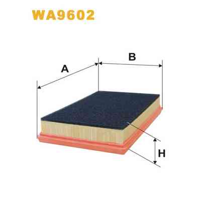 Воздушный фильтр для автомобиля Wixfiltron WA9602 Винница