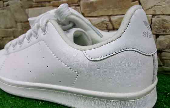 Женские кожаные  кроссовки Adidas Stan Smith White Киев