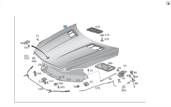Mercedes-Benz  A1668800557 Капот GL/GLS X166 Одеса