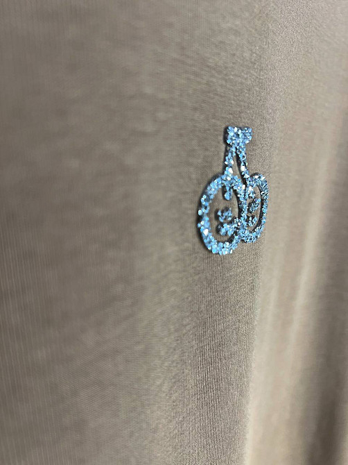 Футболка жіноча A-N 911-20 середня довжина вишня камінчики one size, коричневий, one size Київ - фото 2