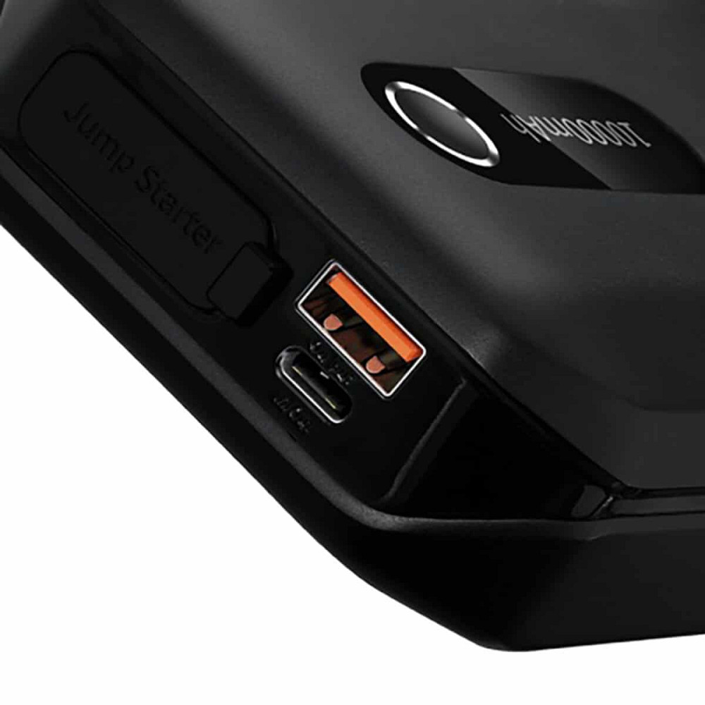Автомобільний пуско-зарядний пристрій Baseus Super Energy Air Car Jump Starter (10000mAh) Black Киев - изображение 5