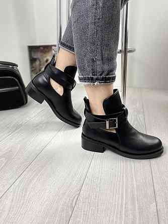 Жіночі черевики ANDNNON чорні еко-шкіра 39р. (1188) Коломия