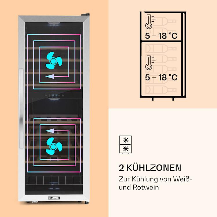 Винний холодильник Vinamour 54 Duo Klarstein Німеччина Рівне - фото 3
