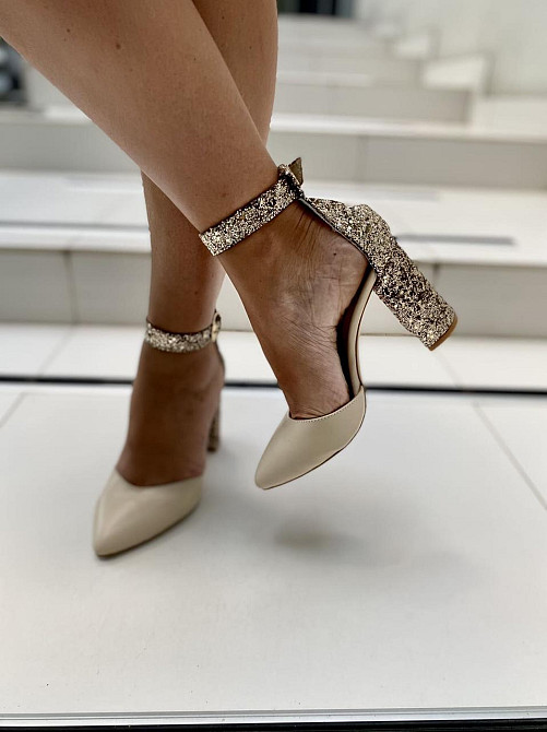 ARLEN Босоніжки жіночі ARLEN Бос-К-03 беж/золото (літо, шкіра натуральна) (4554) Коломыя - изображение 7