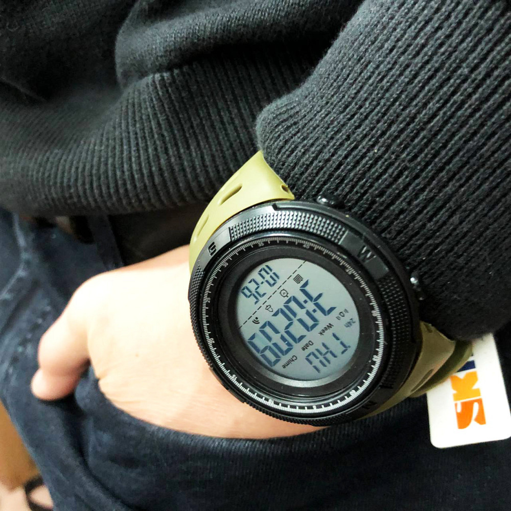 Хорошие наручные часы мужские SKMEI, Часы армейские скмей Водостойкие тактические NH-72 Киев - изображение 9