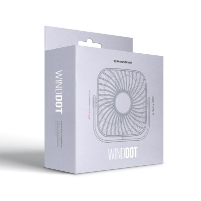 USB вентилятор Armorstandart WindDot AF1 USB-A White (ARM85146) Винница - изображение 2