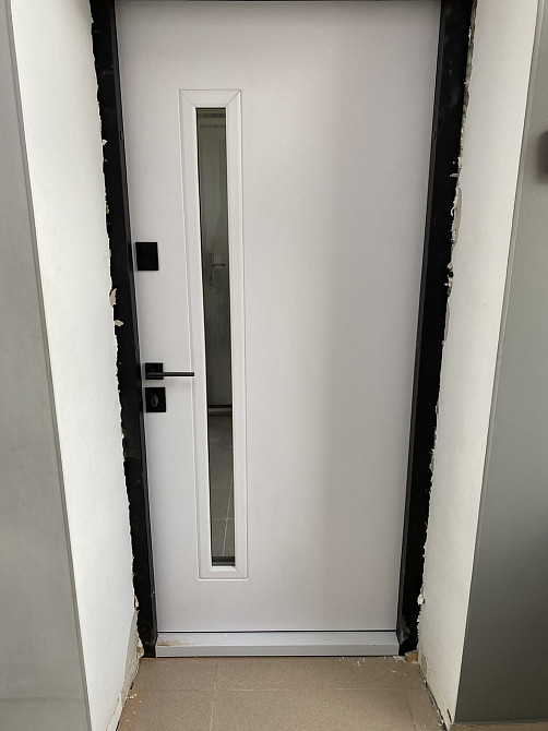 Двери уличные со стеклопакетом, модель Rio-S антрацит, комплектация Proof Smart Street , замки Kale 850 Киев - изображение 3