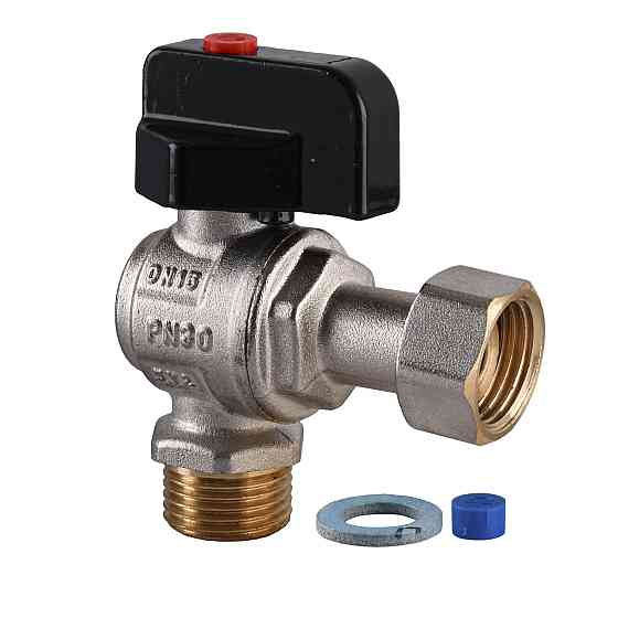 Кран кульовий котловий кутовий з накидною гайкою ARCO 1/2″ 150813 (000025806) Київ