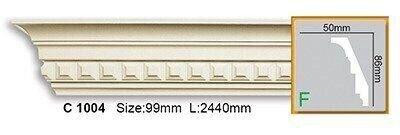Карниз полиуретановый с орнаментом Gaudi Decor C 1004 Flexi Днепр - изображение 1