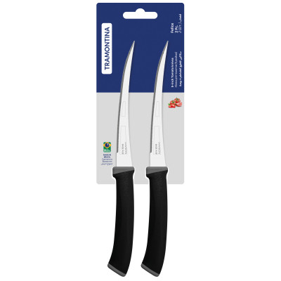 Набір ножів Tramontina Felice Black Tomato 127 мм 2 шт (23495/205) Вінниця - фото 3