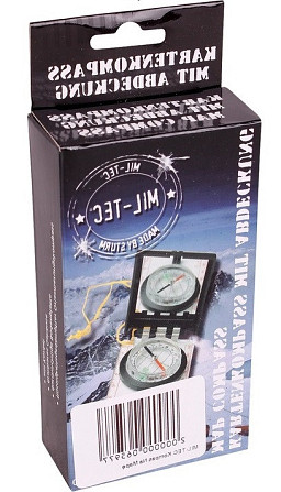 Тактичний Компас з картою азимуту та склом зі шнурком Mil-Tec від Sturm (15797000) АБС-пластик Нововолинськ - фото 2