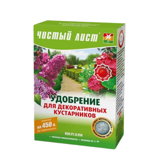 Добриво для декоративних чагарників мінеральне 300гр (кристал) Квітофор Чистий лист Житомир