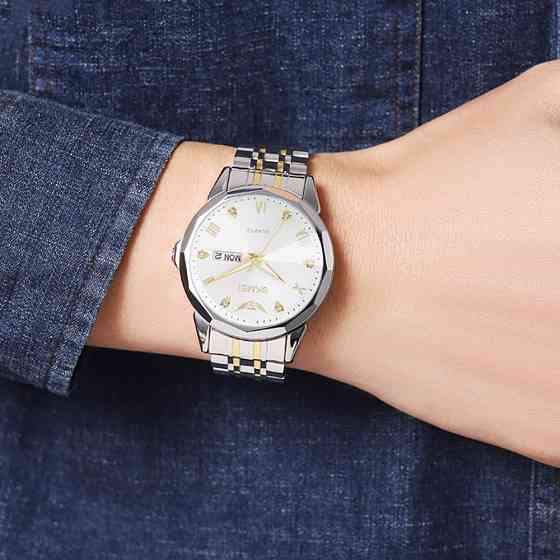 Skmei 2291TGDWT Silver-Gold-White SBR Киев