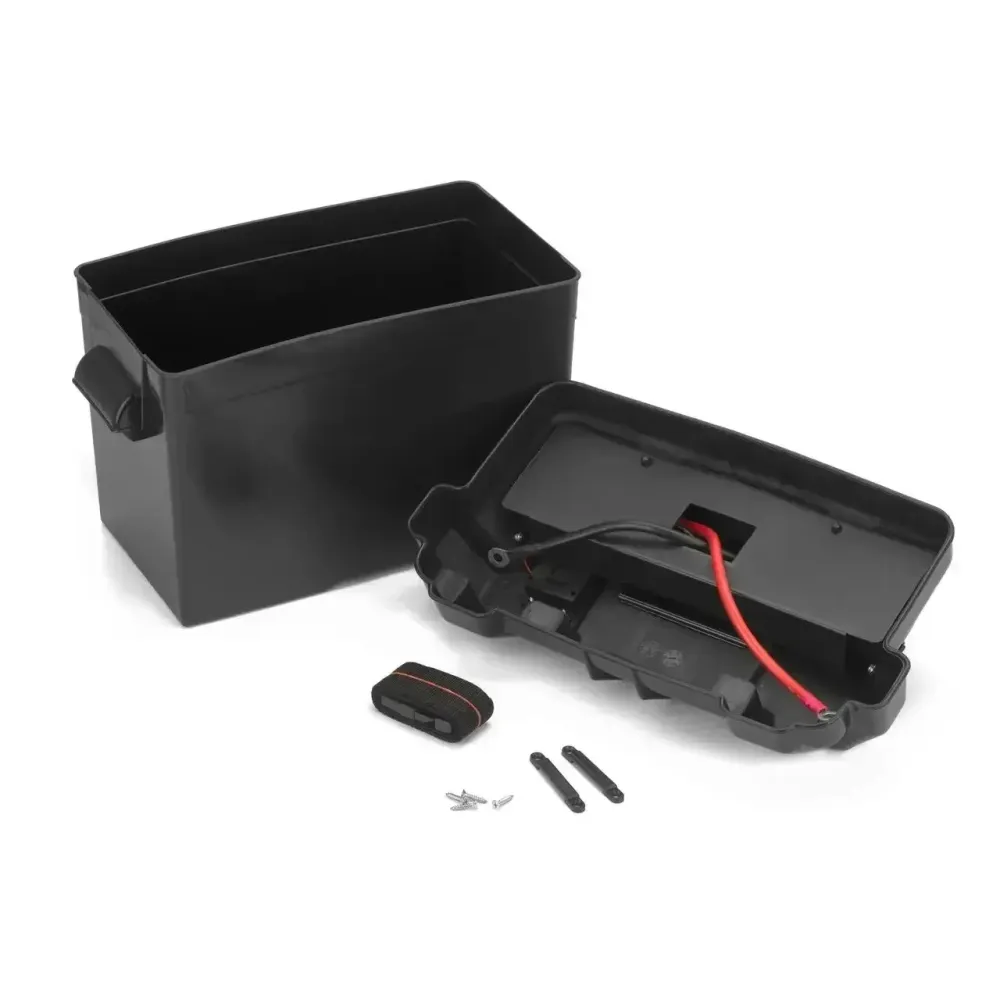 Кейс для акумулятора 335х185х225 мм (група 27/31) з зовнішніми клемами та роз'ємом прикурювача Київ - фото 2