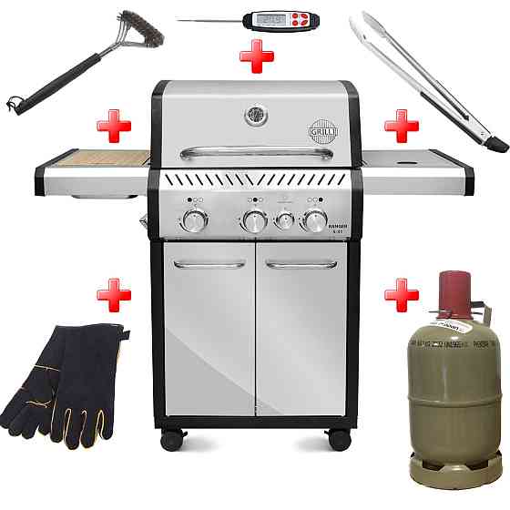 Газовый гриль Ranger 31 + набор необходимых аксессуаров GRILLI 777243-set Код: 013224 Ровно
