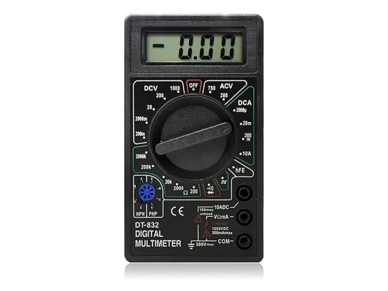 Тестер электросети DT-832 мультиметр цифровой, измерение напряжения, тока, сопротивления, диодов Одесса