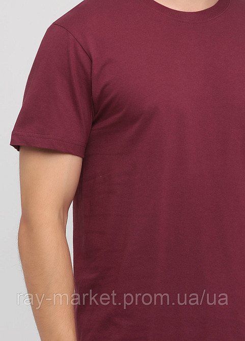 Футболка базовая Stedman Classic-T Unisex мужская бордовая бордовая (ST2000-BGR) Киев - изображение 3