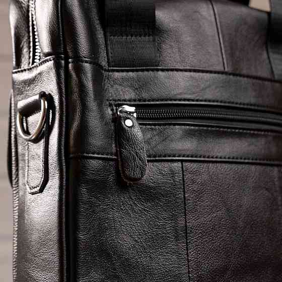 Мессенджер мужской кожаный Черный (Vintage) Киев