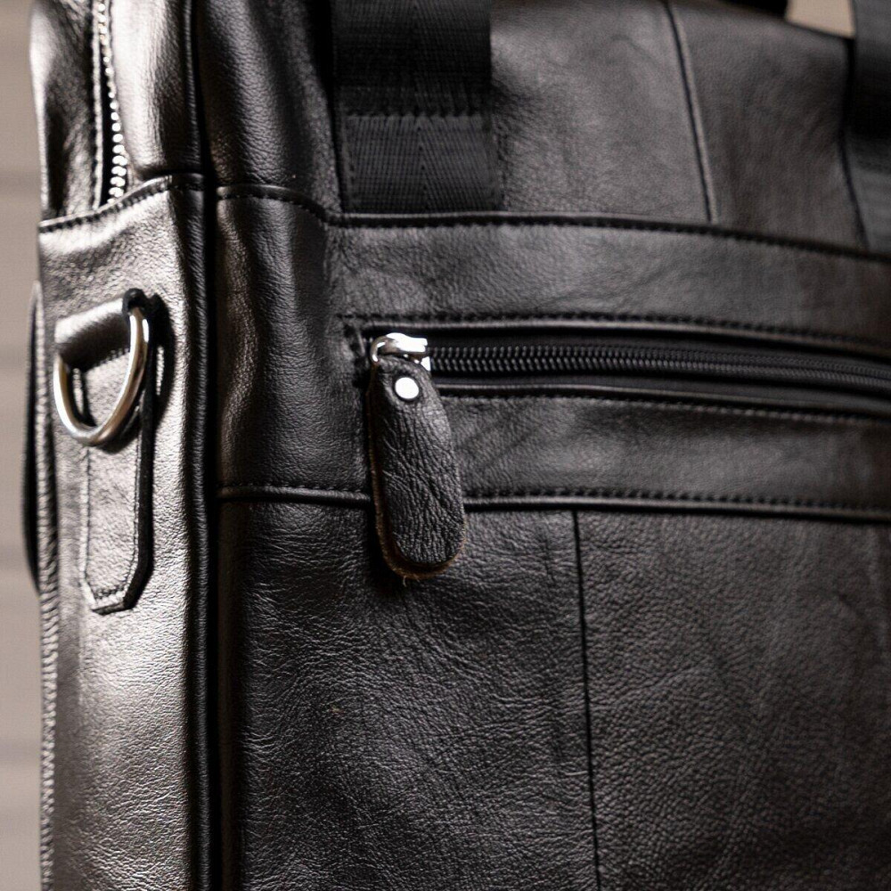 Мессенджер чоловічий шкіряний Чорний (Vintage) Київ - фото 1