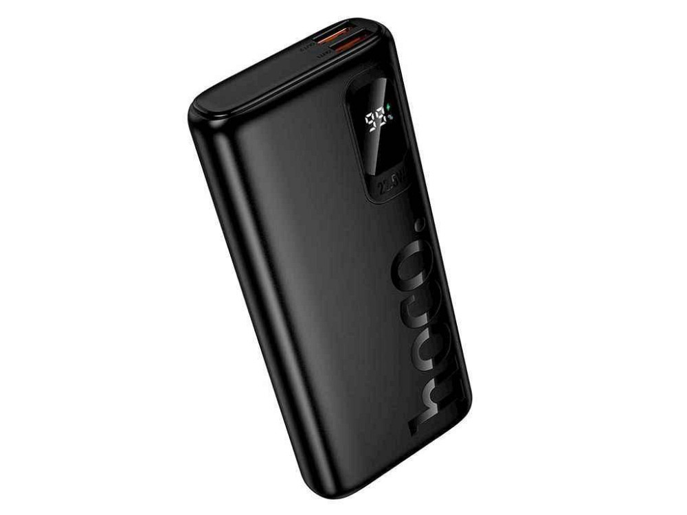 Power Bank 10000mAh J158 Pro 3A/2USB/22.5W/PD20W/LED дисплей чорний ТМ HOCO Київ - фото 1