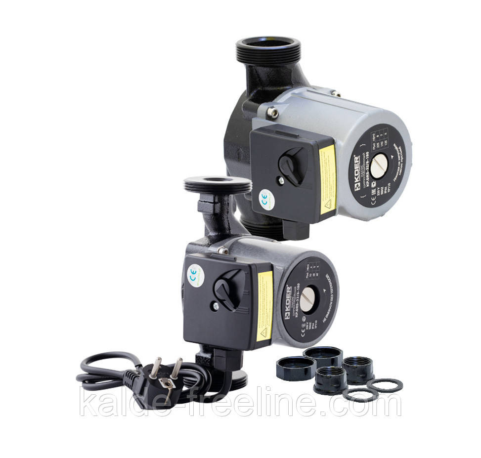 Насос циркуляційний KOER KP.GRS-32/8-180, Н=8М, Q=12кбМ, P=225Вт Харків - фото 1